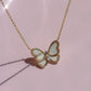 Opal Wings 925 Silver Necklace