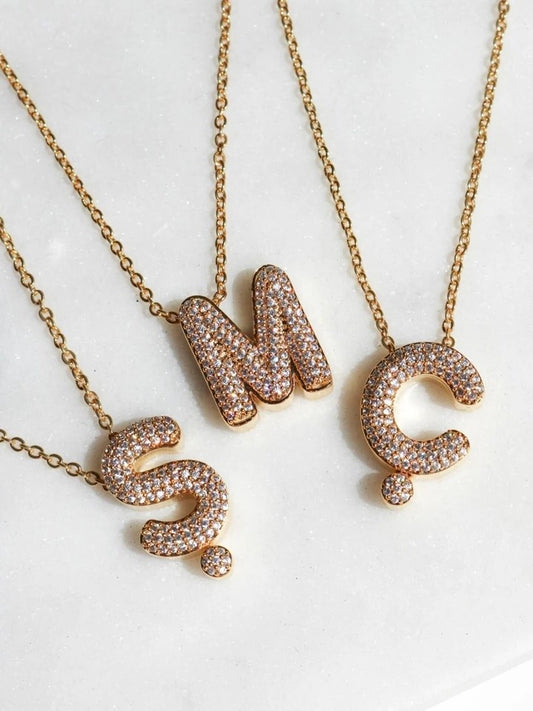 Bombe Letter Necklace