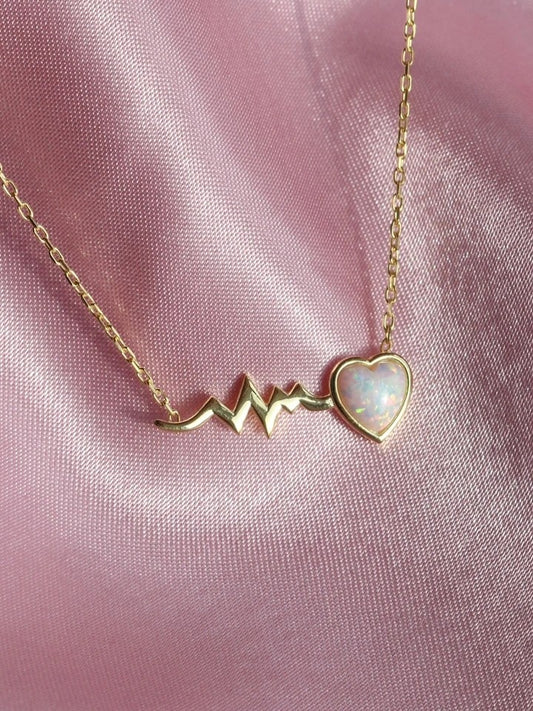 Heartbeat Necklace 925 Silver