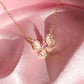 Blushstone Butterfly Necklace