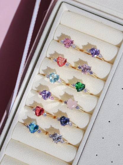 Royal Heart Shine 925 Silver Ring