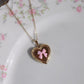 Pink Ribbon Personalized Photo Steel Necklace