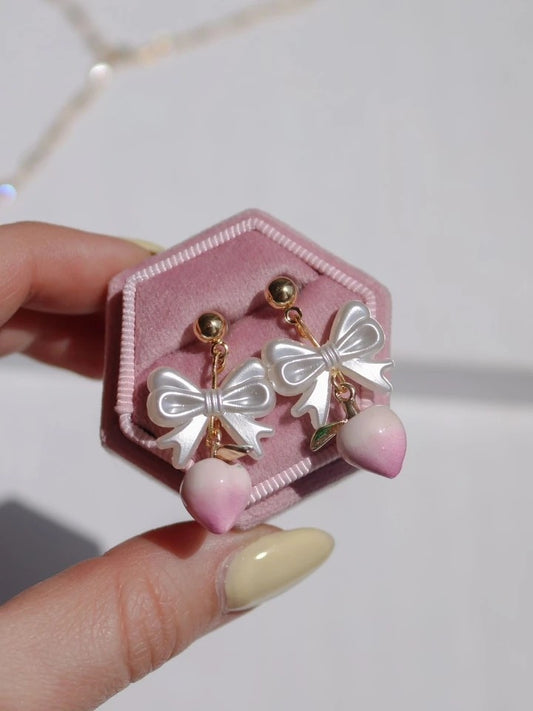 Peach Blush Earrings