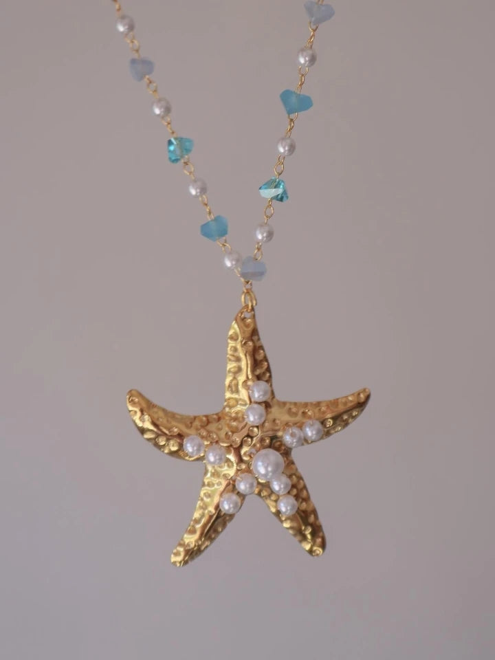 Pearly Starfish Necklace