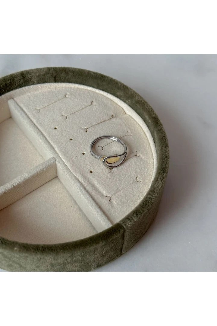 Gold-Silver Intertwined Snake Ring