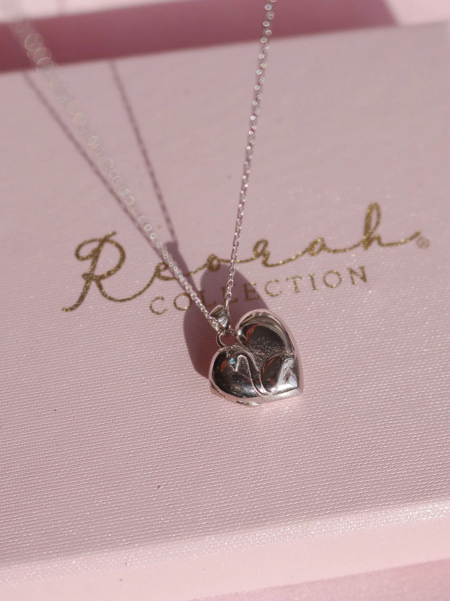 Swan Princess Odette Personalized Photo Locket 925 Sterling Silver Necklace