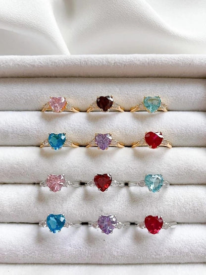 Royal Heart Brass Ring