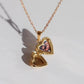 Tiny Heart Personalized Photo Locket Necklace
