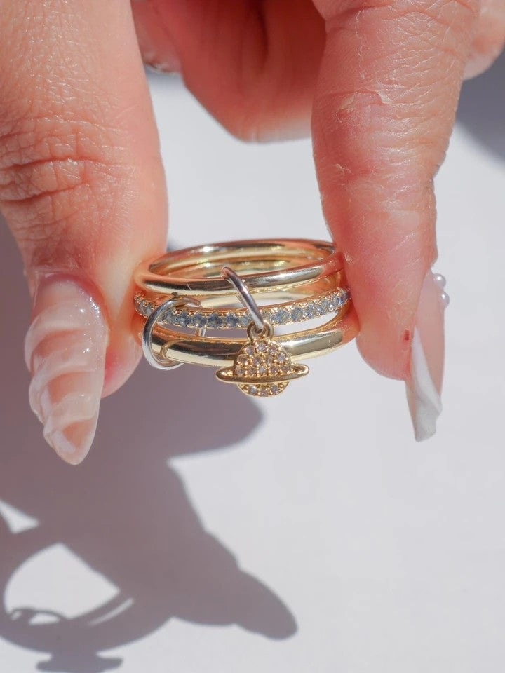 Blue Velorien Charm Ring 16 / L Size