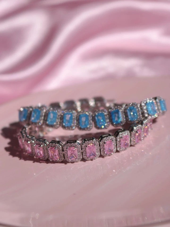 Multiple Baguette Stone Bracelet