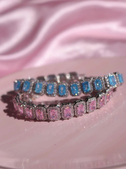 Multiple Baguette Stone Bracelet