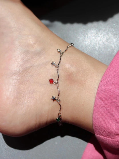 Colorful Star Shine Anklet