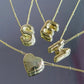 Balloon Heart Necklace 925 Silver