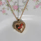 Red Bee Personalized Photo Locket Necklace