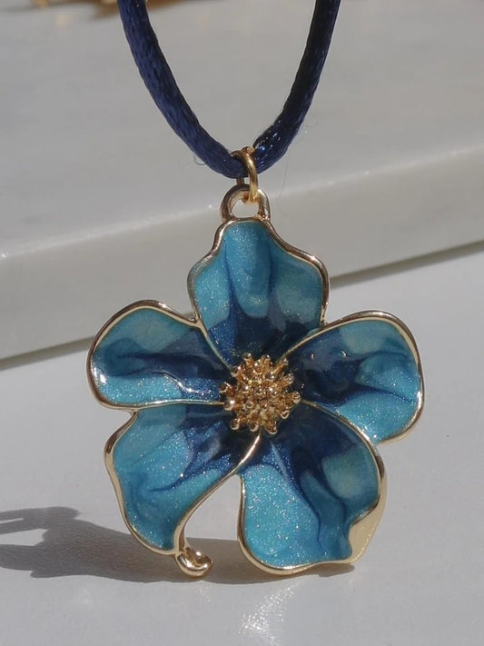 Orchid Rope Necklace