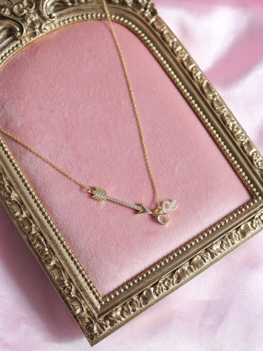 Lettered Love Arrow 925 Sterling Silver Necklace