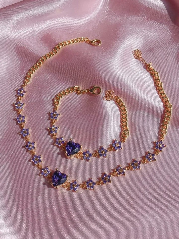 Flower Love Choker Necklace