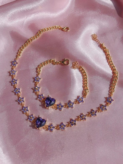 Flower Love Choker Necklace