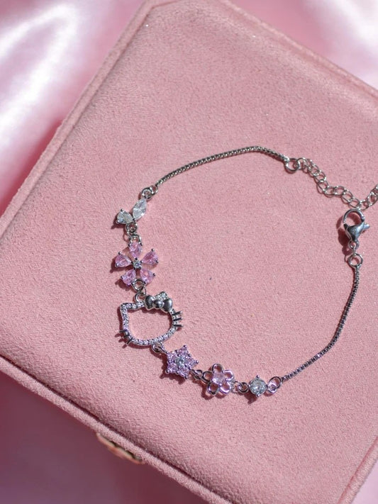 Blush Kitty Bracelet