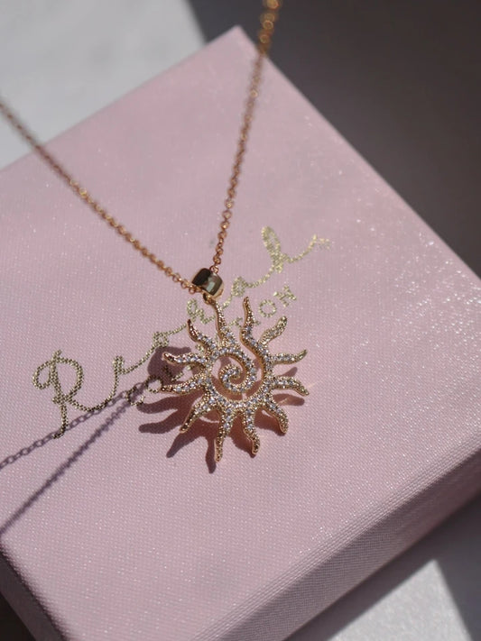 Sunrise Steel Necklace