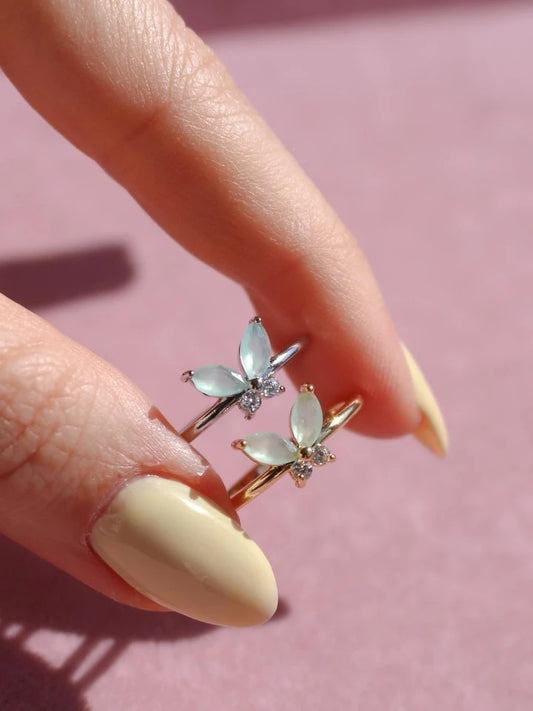 Aqua Green Pixie Ring