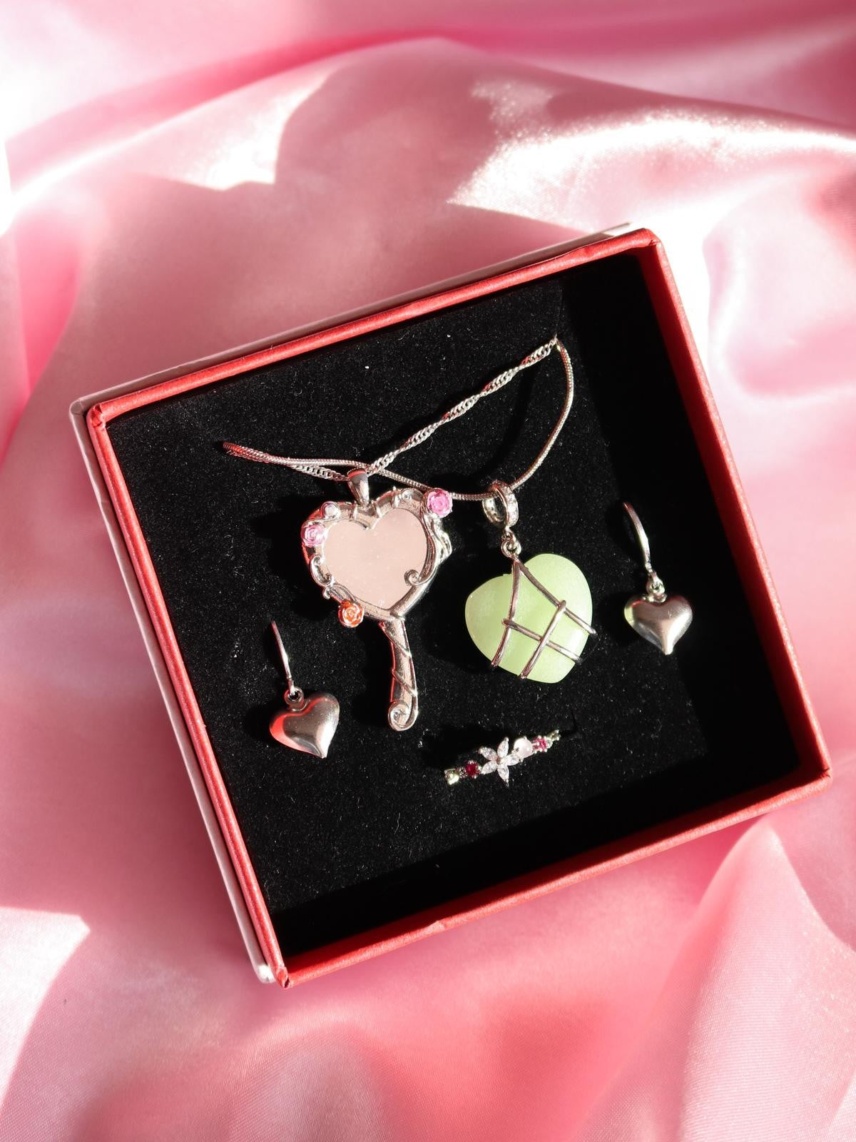 Diamond Chateau Necklace, Earrings, Ring Jewelry Set