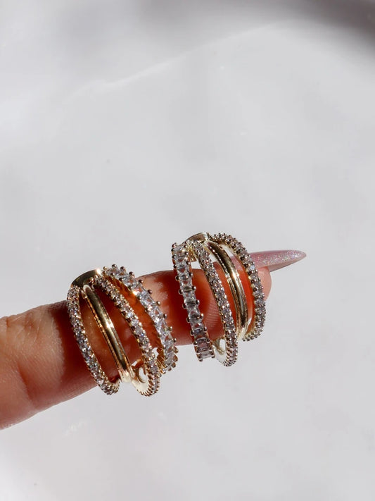 Pure Spark Hoop Earrings