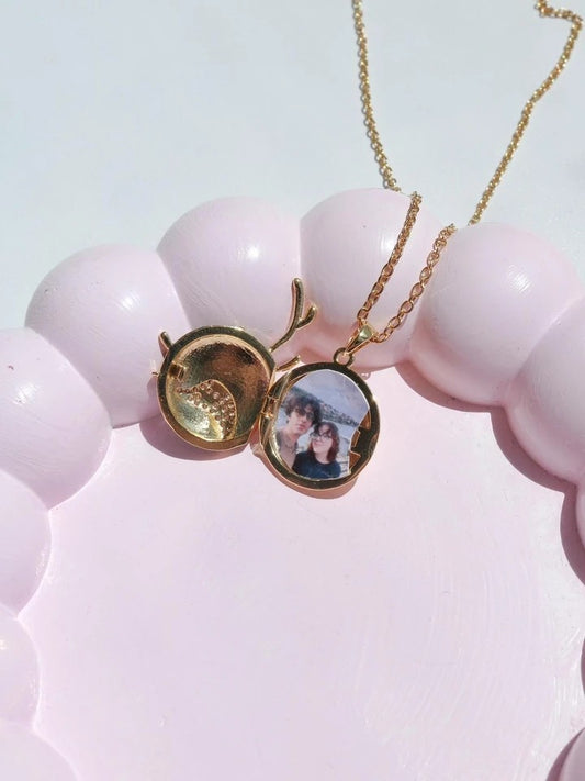 Little Deer Soul Personalized Photo Steel Necklace