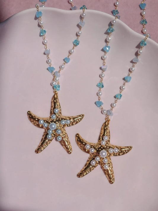 Pearly Starfish Necklace