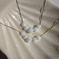 Elina Five-Piece Opal Mermaid 925 Silver Necklace