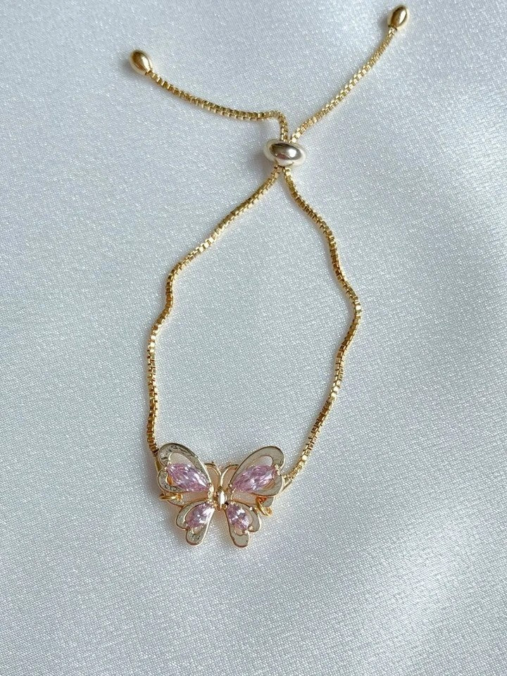 Forever Butterfly Bracelet with Adjustable