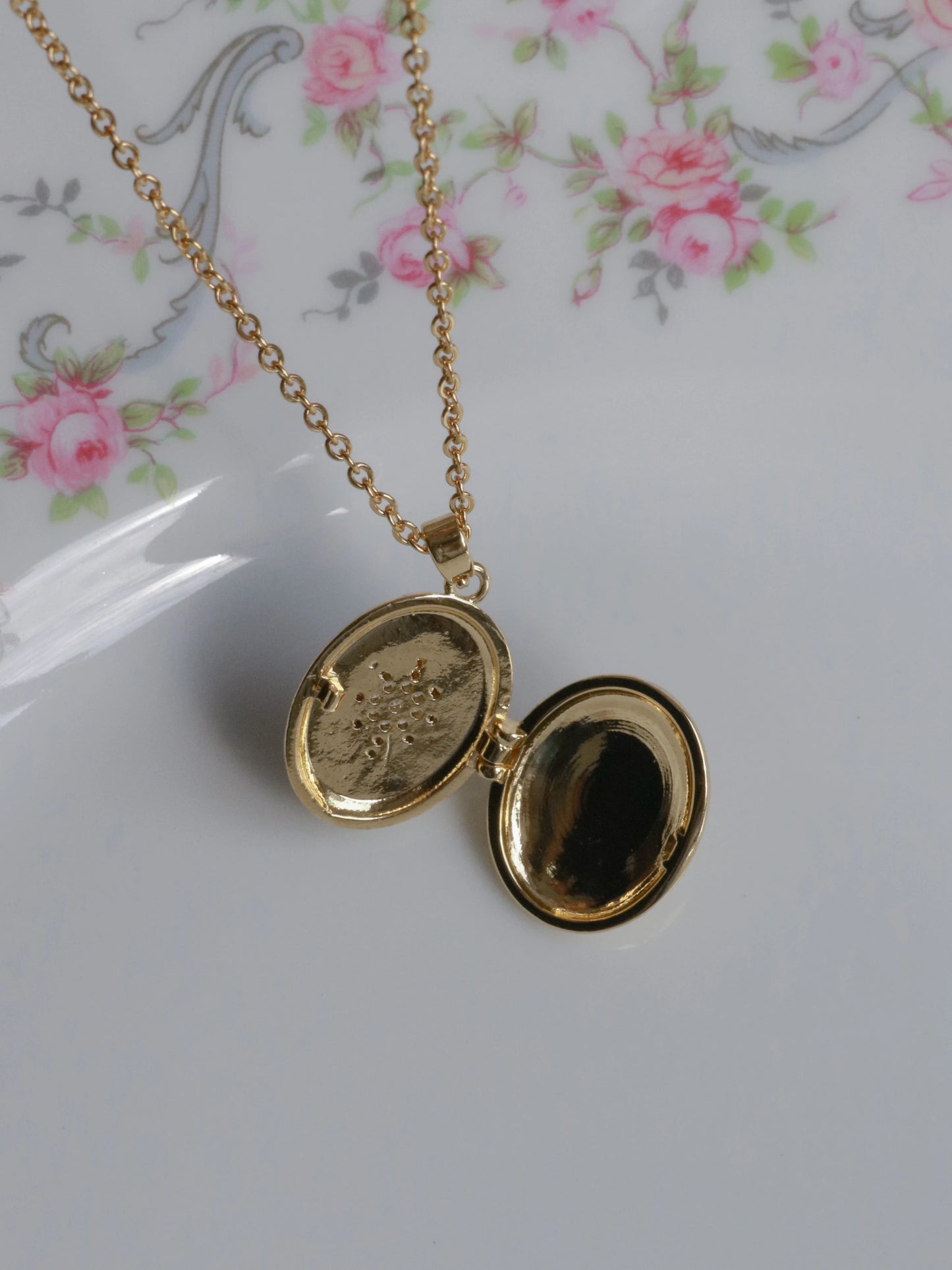 Blue Polar Star Personalized Photo Locket Necklace