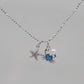 Crab Starfish 925 Silver Necklace