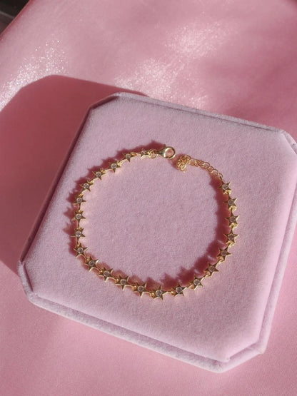 Night Star Shine 925 Silver Bracelet