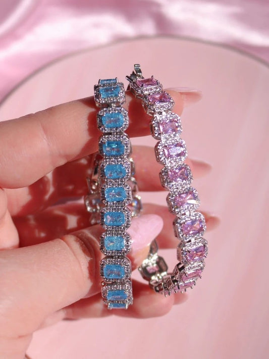 Multiple Baguette Stone Bracelet