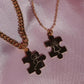 Puzzle Couple Necklace