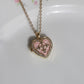 Pink Timeless Heart Personalized Photo Locket Necklace