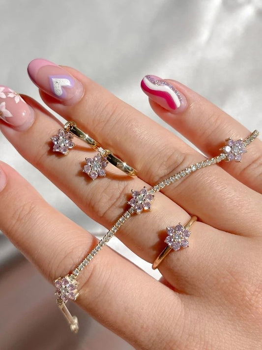 Gardenia 925 Silver Earrings