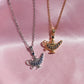 Aladdin Lamp Necklace Steel