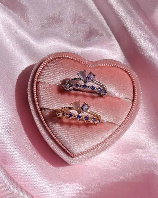 Minimal Soft Lilac Ring