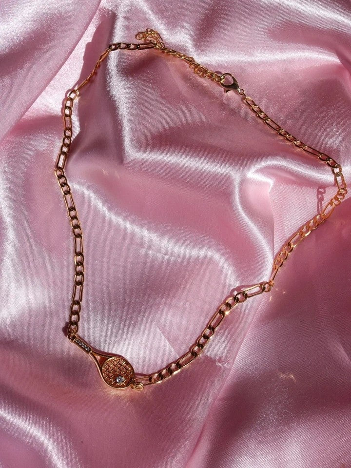Tennis Racket Choker Necklace