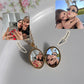 Purple Pearl Radiance Personalized Photo Locket Necklace