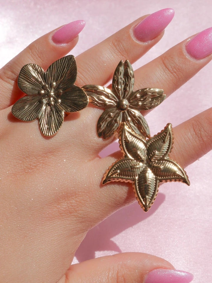 Golden Flora Ring