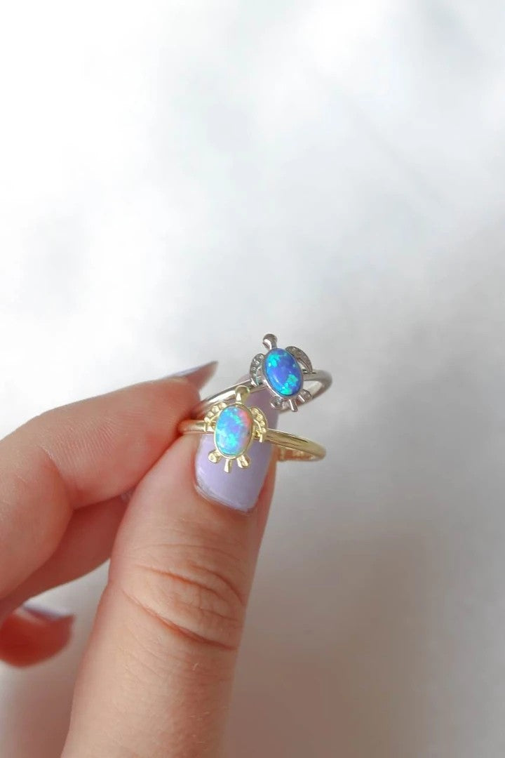 Cute Turtle 925 Sterling Silver Ring