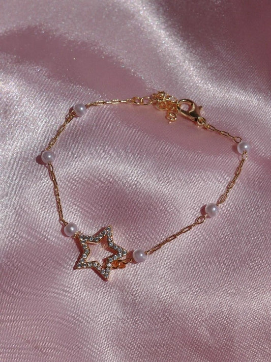Pearl Star Bracelet