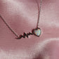 Heartbeat Necklace 925 Silver
