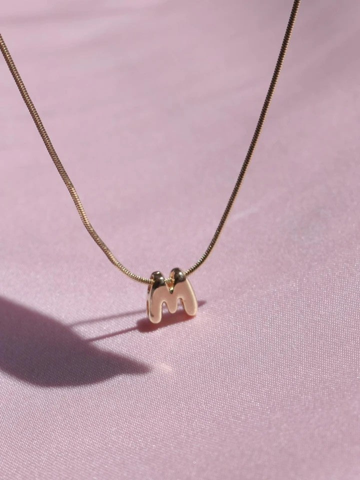 Bombe Letter Name Necklace