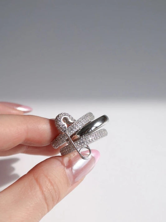 Hook Multiple 925 Silver Ring