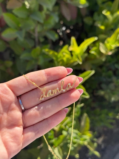 Personalized Stone Name 925 Silver Necklace