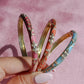 Colorful Flower Enamel Cuff Bracelet Vol. 3